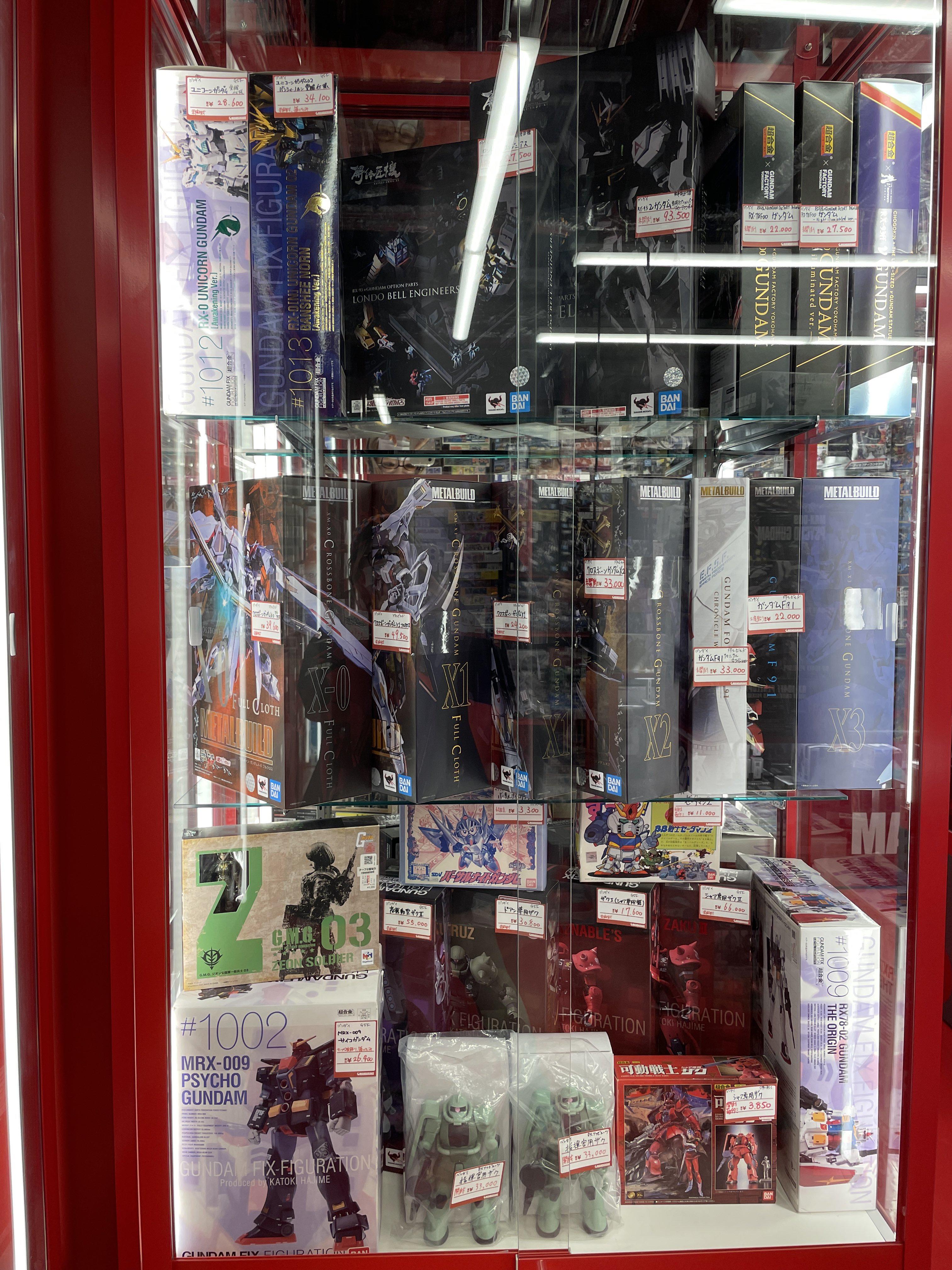 まんだらけ | 京都店 TOY - 【京都店 OPEN記念 10月17日(火) TOY】ガンダム METAL BUILD・その他ガンダム関連 店頭ショー ケース【販売情報】